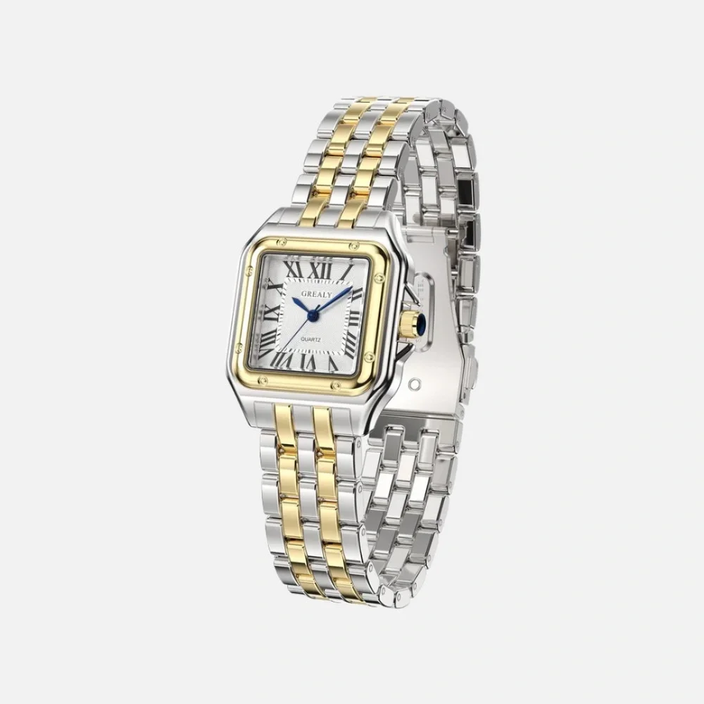 Panthere Classic Square Two-Tone Watch